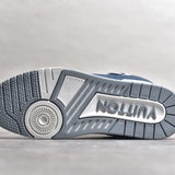 Trainer White and Blue