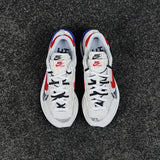 D Waffle Sacai White Red Blue