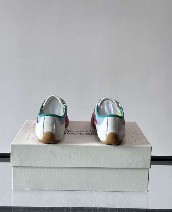 Alexander Mcqueen Boxe Multicolor Drip Sneakers