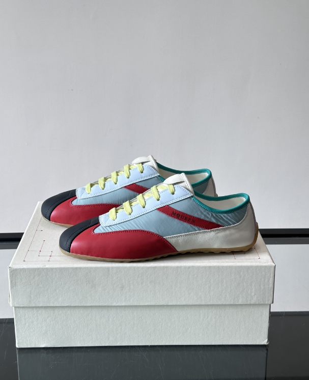 Alexander Mcqueen Boxe Multicolor Drip Sneakers