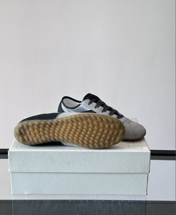 Alexander Mcqueen Boxe Grey/Black Drip Sneakers