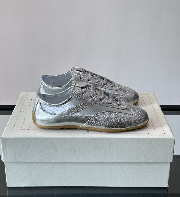 Alexander Mcqueen Boxe Grey Drip Sneakers