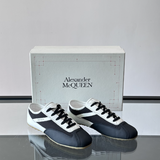 Alexander Mcqueen Boxe White/Grey Drip Sneakers