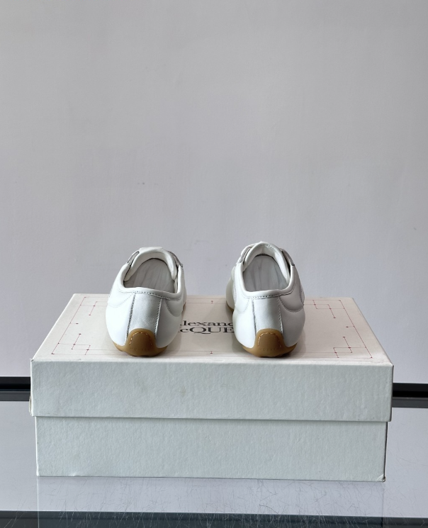Alexander Mcqueen White Drip Sneakers