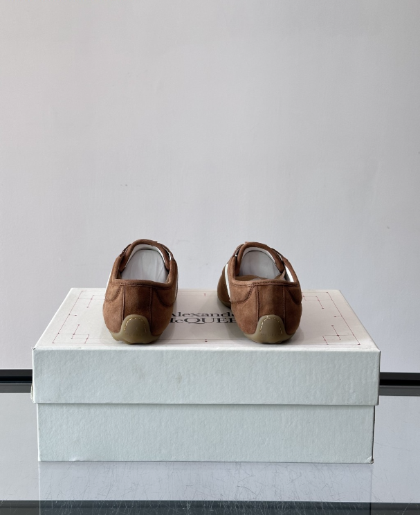 Alexander Mcqueen Brown Drip Sneakers