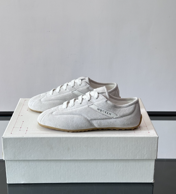 Alexander Mcqueen White Drip Sneakers