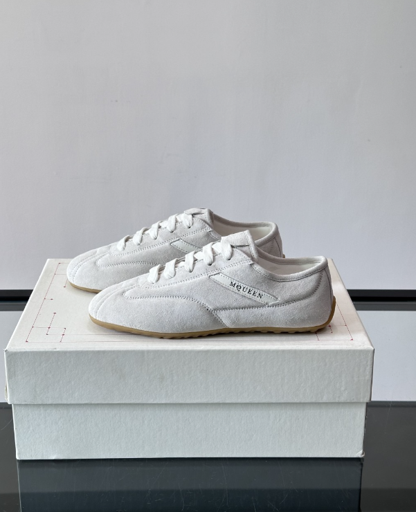 Alexander Mcqueen White Drip Sneakers