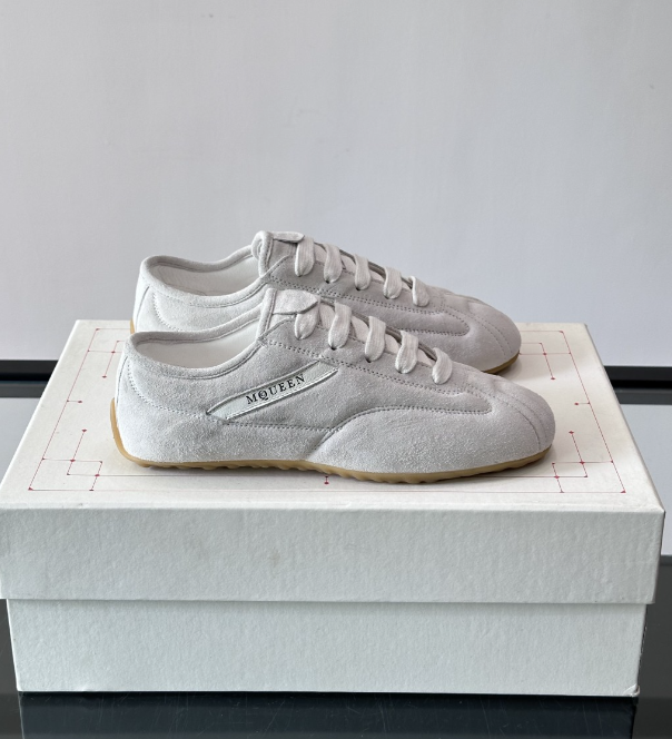 Alexander Mcqueen White Drip Sneakers