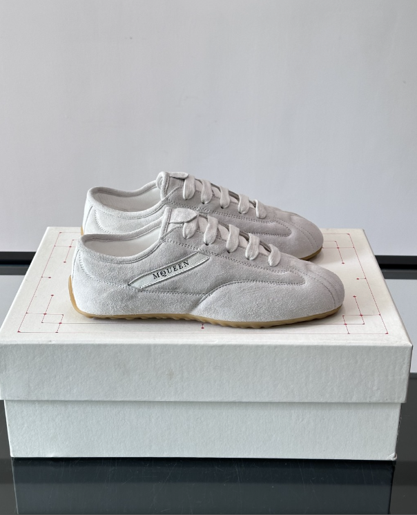 Alexander Mcqueen White Drip Sneakers