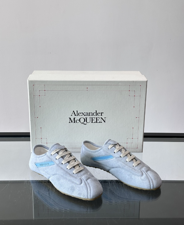 Alexander Mcqueen Blue Drip Sneakers