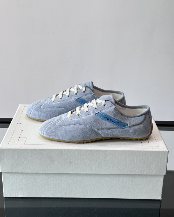 Alexander Mcqueen Blue Drip Sneakers