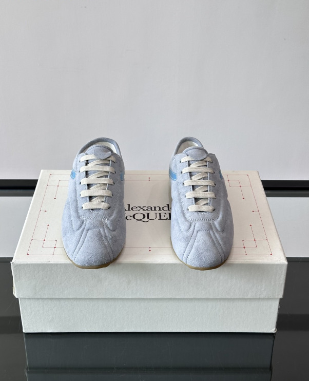 Alexander Mcqueen Blue Drip Sneakers