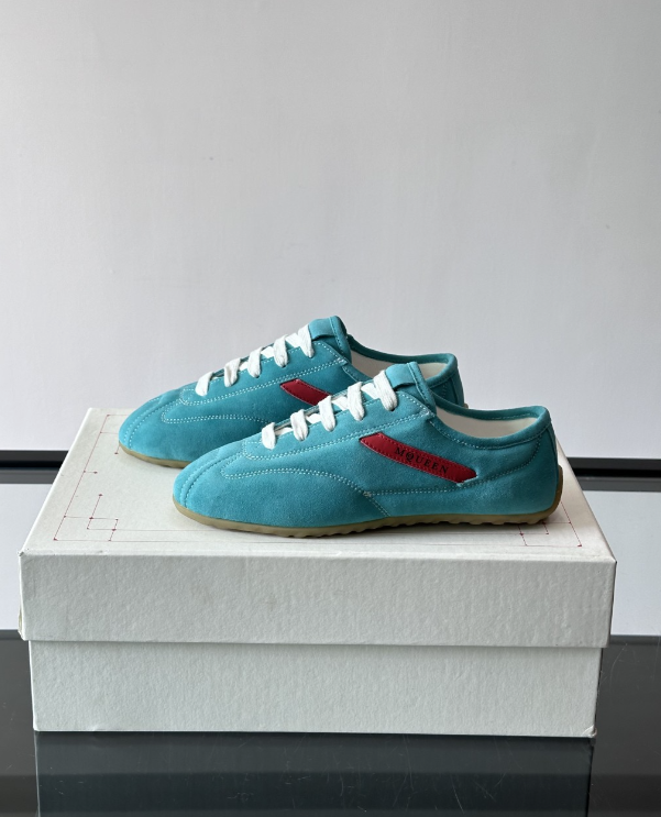 Alexander Mcqueen Dark Blue Drip Sneakers