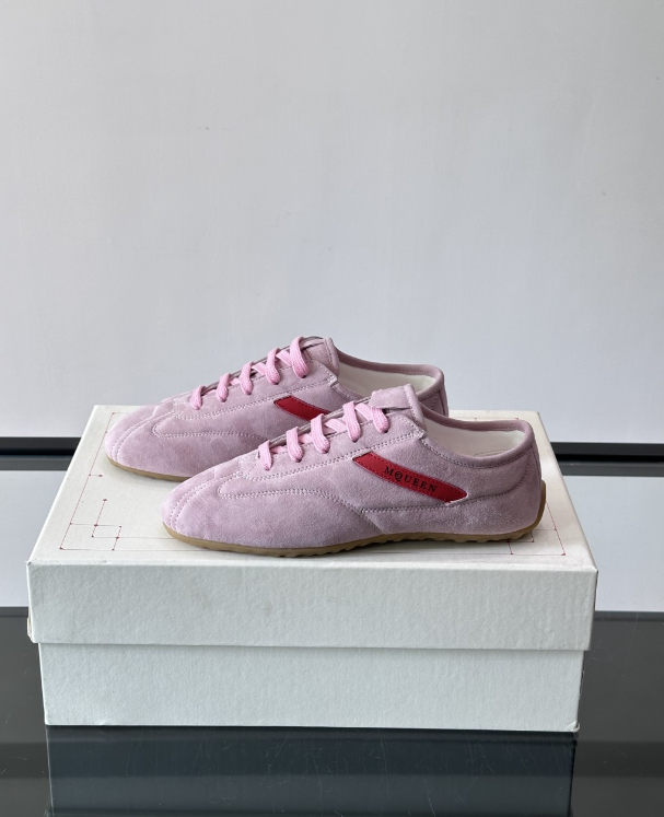 Alexander Mcqueen Dark Pink Drip Sneakers