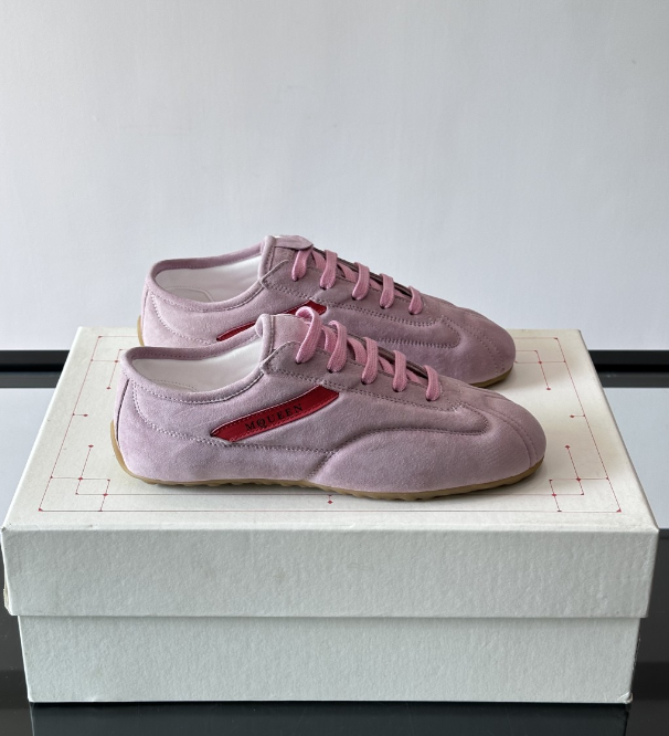 Alexander Mcqueen Dark Pink Drip Sneakers