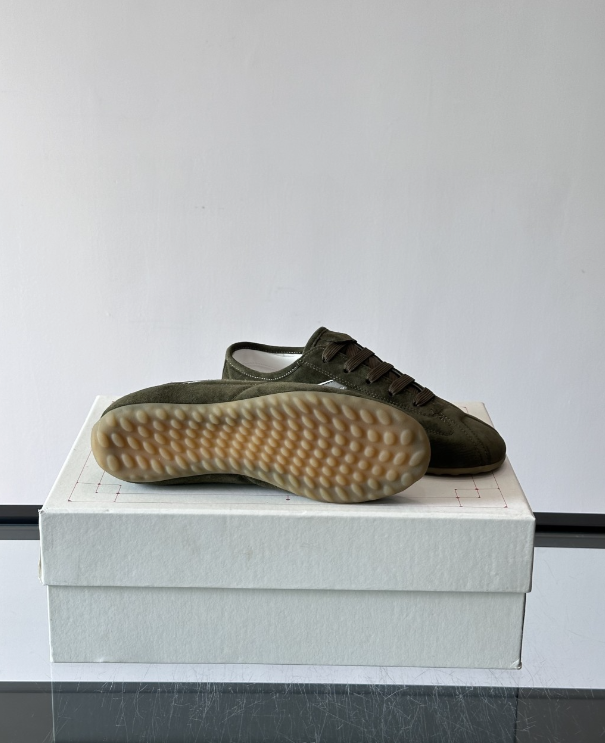 Alexander Mcqueen Dark Green Drip Sneakers