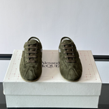 Alexander Mcqueen Dark Green Drip Sneakers