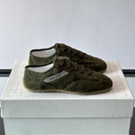 Alexander Mcqueen Dark Green Drip Sneakers