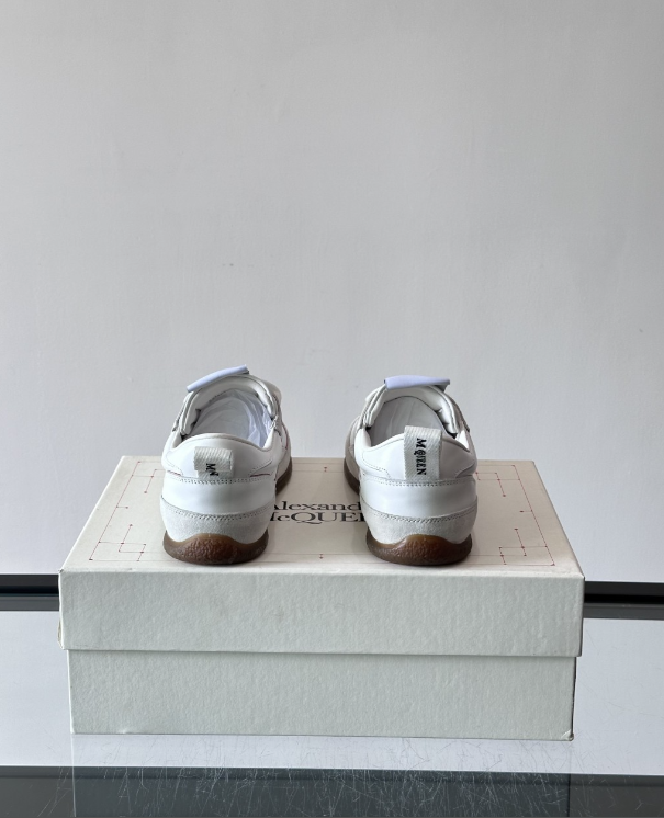 Alexander Mcqueen White Drip Sneakers
