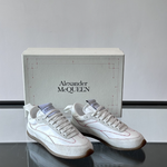 Alexander Mcqueen White Drip Sneakers