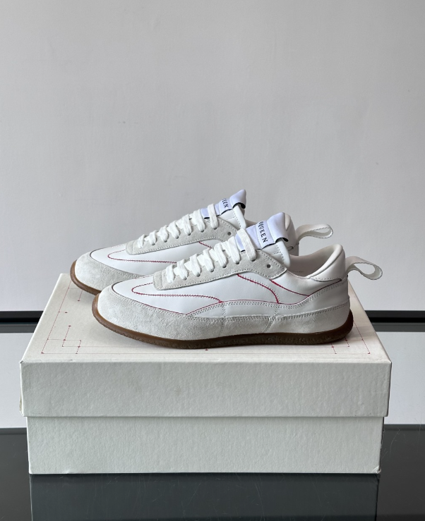 Alexander Mcqueen White Drip Sneakers
