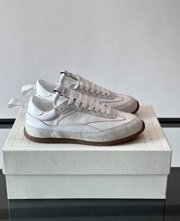 Alexander Mcqueen White Drip Sneakers