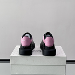 Alexander McQueen Oversized Black Pink Drip Sneakers