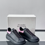 Alexander McQueen Oversized Black Pink Drip Sneakers
