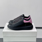 Alexander McQueen Oversized Black Pink Drip Sneakers