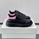 Alexander McQueen Oversized Black Pink Drip Sneakers