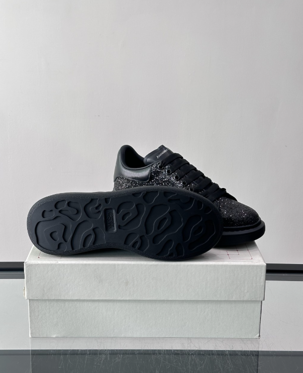 Alexander McQueen Oversized Black Drip Sneakers
