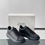 Alexander McQueen Oversized Black Drip Sneakers