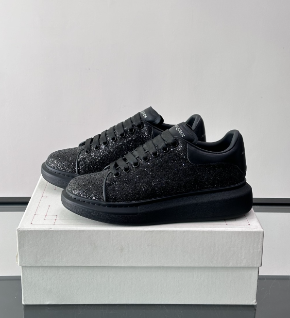 Alexander McQueen Oversized Black Drip Sneakers
