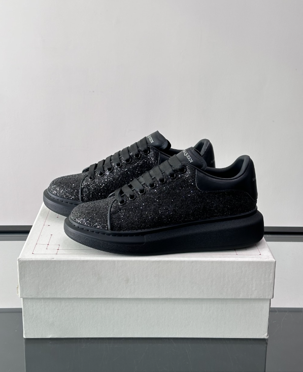 Alexander McQueen Oversized Black Drip Sneakers