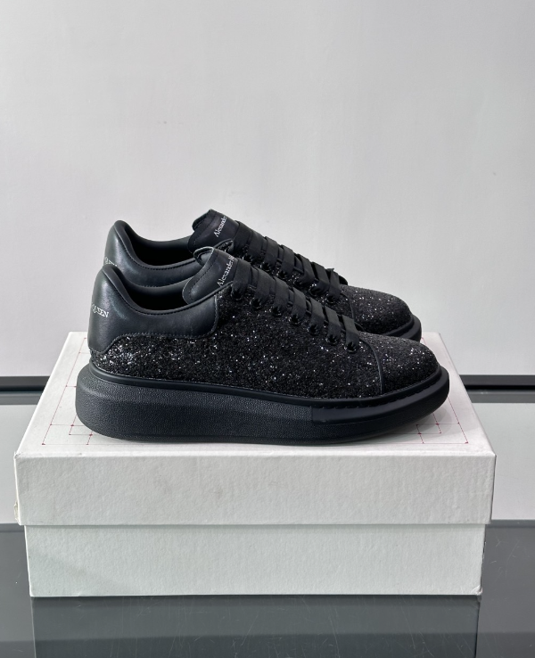 Alexander McQueen Oversized Black Drip Sneakers