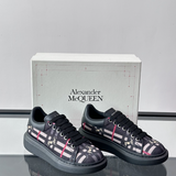 Alexander McQueen Oversized Black BB Drip Sneakers