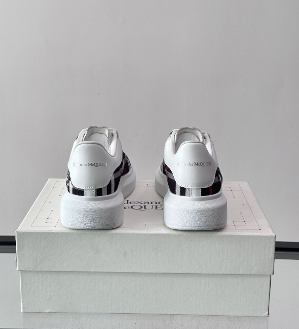 Alexander McQueen Oversized White Multicolor Drip Sneakers