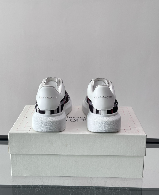 Alexander McQueen Oversized White Multicolor Drip Sneakers