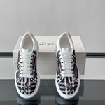 Alexander McQueen Oversized White Multicolor Drip Sneakers