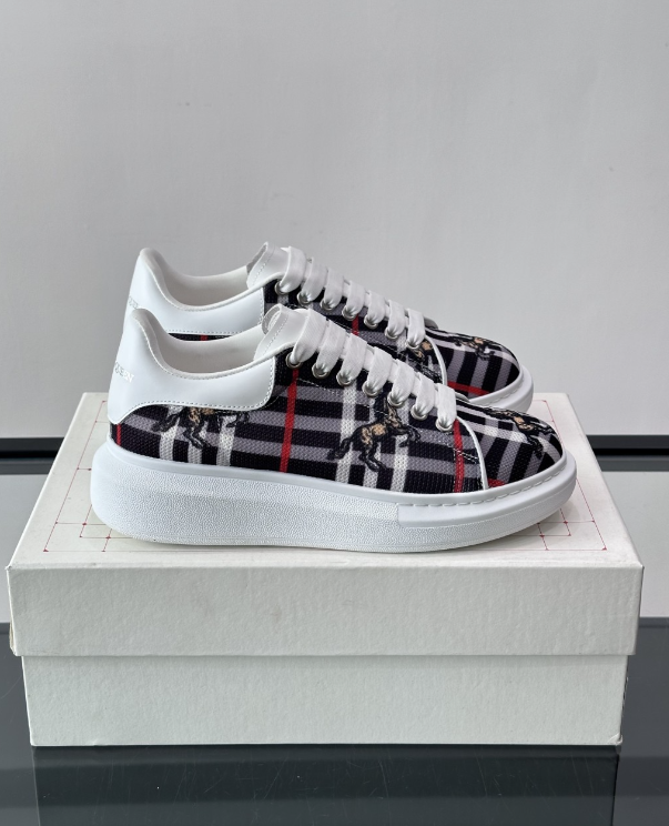 Alexander McQueen Oversized White Multicolor Drip Sneakers