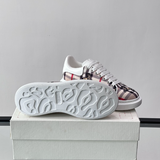 Alexander McQueen Oversized White Multicolor Drip Sneakers