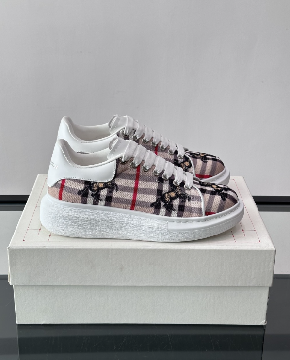 Alexander McQueen Oversized White Multicolor Drip Sneakers