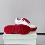 Alexander McQueen Oversized Red White Drip Sneakers