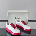 Alexander McQueen Oversized Red White Drip Sneakers