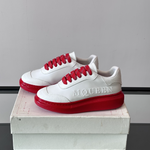 Alexander McQueen Oversized Red White Drip Sneakers