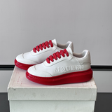 Alexander McQueen Oversized Red White Drip Sneakers