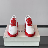 Alexander McQueen Oversized Red White Drip Sneakers