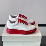 Alexander McQueen Oversized Red White Drip Sneakers