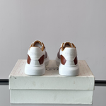 Alexander McQueen Oversized White Brown Drip Sneakers