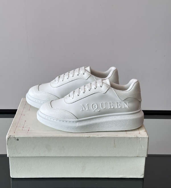 Alexander McQueen Oversized White Drip Sneakers
